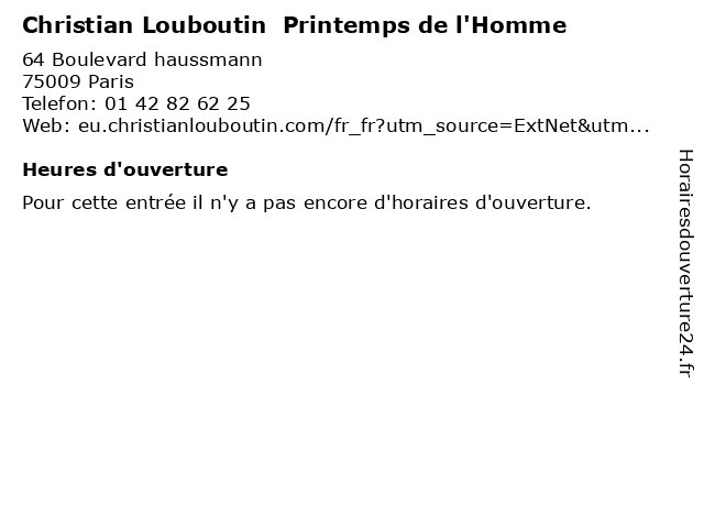 christian louboutin le printemps de la mode paris christian louboutin le printemps de la mode paris